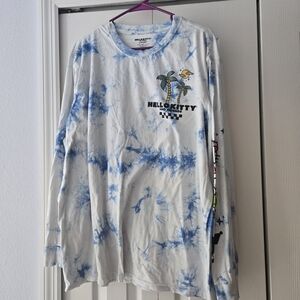 Hello Kitty Tie-Dye Long Sleeve Shirt